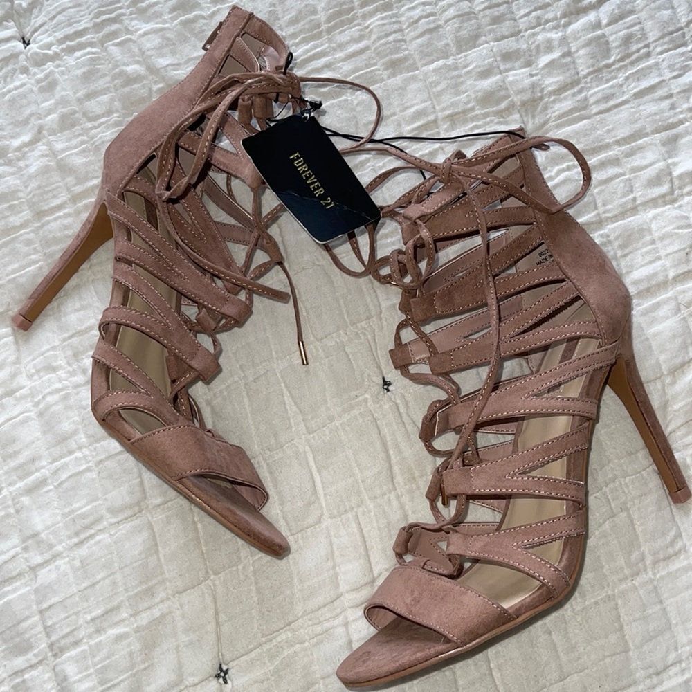Lace up heels